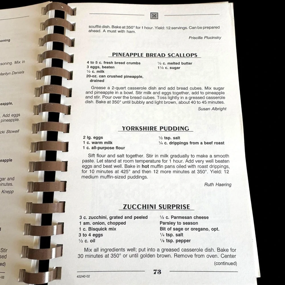 Berks Quilters‎ Guild Cookbook Berks County Reading, PA Recipes Vintage 2002